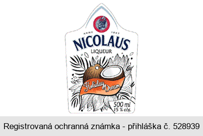 NICOLAUS LIQUEUR Holiday Dream ANNO 1867