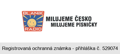 RADIO BLANÍK MILUJEME ČESKO MILUJEME PÍSNIČKY