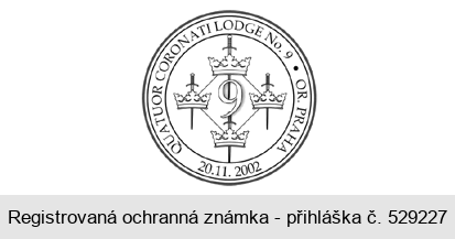 QUATUOR CORONATI LODGE No. 9 OR. PRAHA 20.11.2002