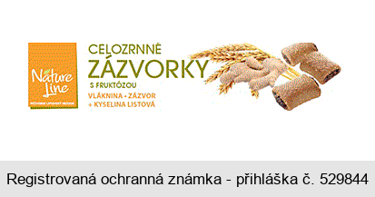 Nature Line CELOZRNNÉ ZÁZVORKY S FRUKTÓZOU VLÁKNINA . ZÁZVOR + KYSELINA LISTOVÁ