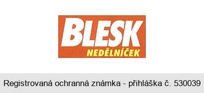 BLESK NEDĚLNÍČEK