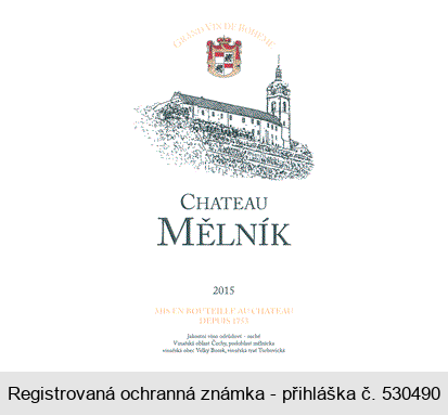 CHATEAU MĚLNÍK GRAND VIN DE BOHEME