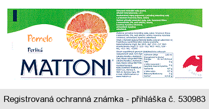 Pomelo Perlivá MATTONI