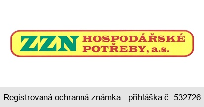 ZZN HOSPODÁŘSKÉ POTŘEBY, a.s.