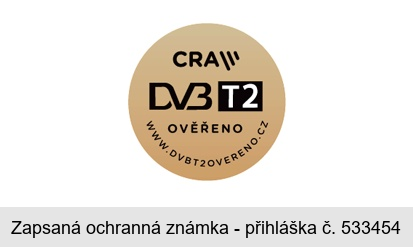 CRA DVB T2 OVĚŘENO WWW.DVBT2OVERENO.CZ
