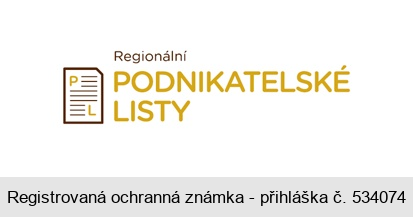 Regionální PODNIKATELSKÉ LISTY