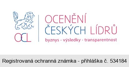 OCL OCENĚNÍ ČESKÝCH LÍDRŮ byznys - výsledky - transparentnost