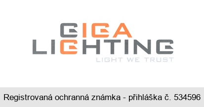 GIGA LIGHTING LIGHT WE TRUST