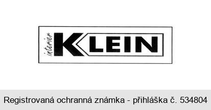  KLEIN interier