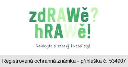 zdRAWě? hRAWě! Namixujte si zdravý životní styl