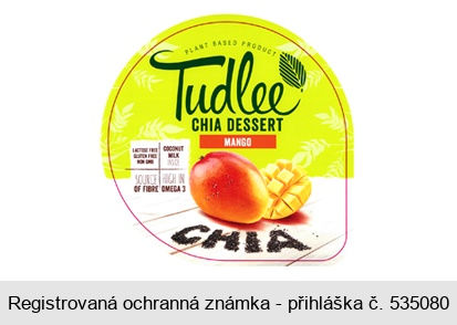 Tudlee CHIA DESSERT MANGO PLANT BASED PRODUCT