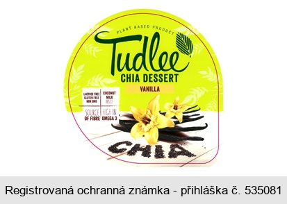 Tudlee CHIA DESSERT VANILLA PLANT BASED PRODUCT