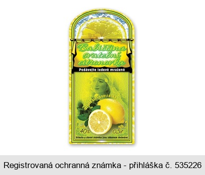 Babiččina svatební citronovka