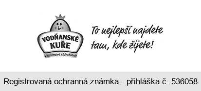 VODŇANSKÉ KUŘE Vždy čerstvé, vždy chutné! To nejlepší najdete tam, kde žijete!