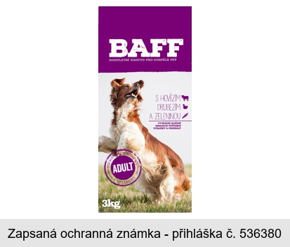 BAFF KOMPLETNÍ KRMIVO PRO DOSPĚLÉ PSY