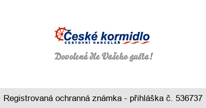 České kormidlo CESTOVNÍ KANCELÁŘ Dovolená dle Vašeho gusta!