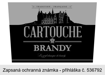 CARTOUCHE BRANDY TRADITION FRANÇAISE Le gout classique de brandy