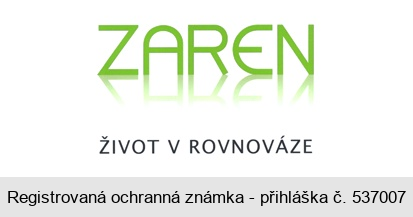 ZAREN ŽIVOT V ROVNOVÁZE