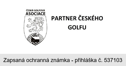 ČESKÁ GOLFOVÁ ASOCIACE PARTNER ČESKÉHO GOLFU