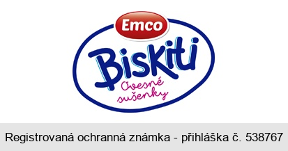 Emco Biskiti Ovesné sušenky