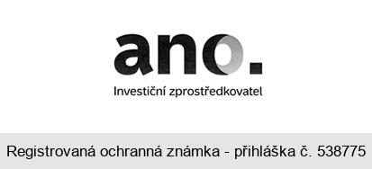 ano. Investiční zprostředkovatel