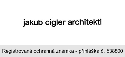 jakub cigler architekti