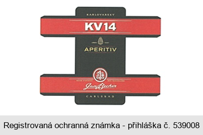 KV14 KARLOVARSKÝ APERITIV CARLSBAD Jan Becher