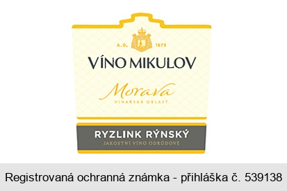 VÍNO MIKULOV Morava