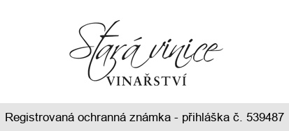 Stará vinice VINAŘSTVÍ