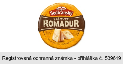 Sedlčanský KRÉMOVÝ ROMADUR PROZRÁLÝ SÝR S VÝRAZNOU CHUTÍ