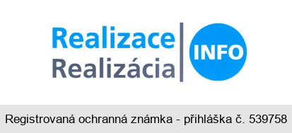 Realizace Realizácia INFO