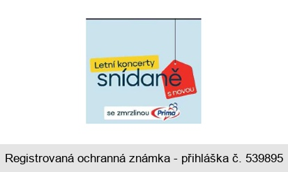 Letní koncerty snídaně s novou zmrzlinou Prima