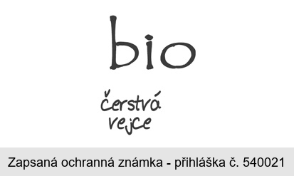 bio čerstvá vejce