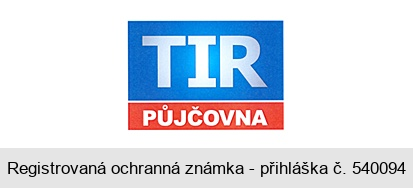 TIR PŮJČOVNA