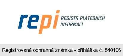 repi REGISTR PLATEBNÍCH INFORMACÍ