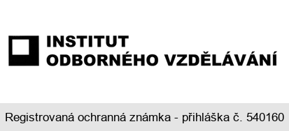 INSTITUT ODBORNÉHO VZDĚLÁVÁNÍ