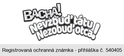 BACHA! Nevzbuď tátu! Nezobuď otca!