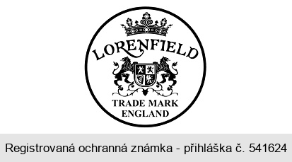 LORENFIELD TRADE MARK ENGLAND