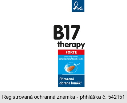 B17 therapy FORTE extra silný extrakt hořkého meruňkového jádra Přirozená obrana buněk1