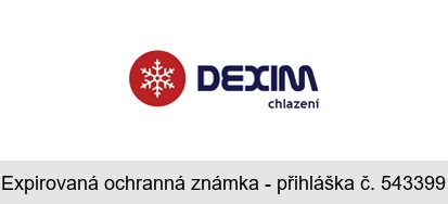 DEXIM chlazení