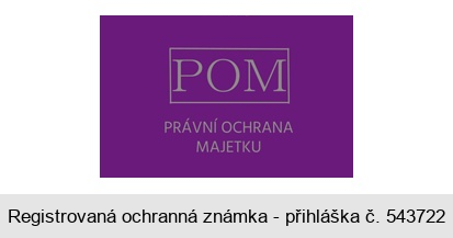 POM PRÁVNÍ OCHRANA MAJETKU