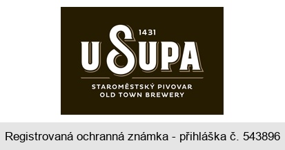 STAROMĚSTSKÝ PIVOVAR U SUPA 1431 OLD TOWN BREWERY
