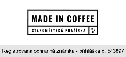 STAROMĚSTSKÁ PRAŽÍRNA MADE IN COFFEE