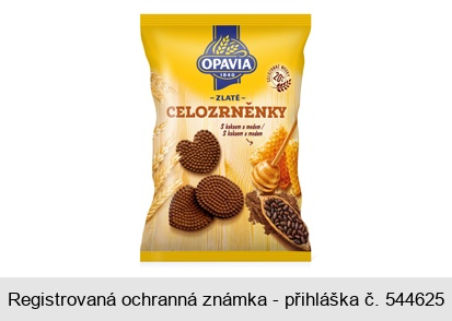 ZLATÉ CELOZRNĚNKY S kakaem a medem OPAVIA