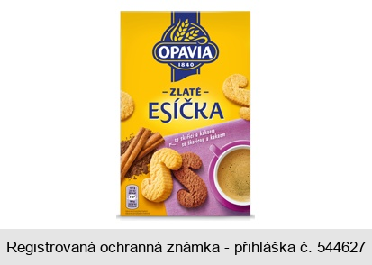 ZLATÉ ESÍČKA se skořicí a kakaem OPAVIA