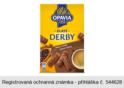 ZLATÉ DERBY kakaové sušenky OPAVIA