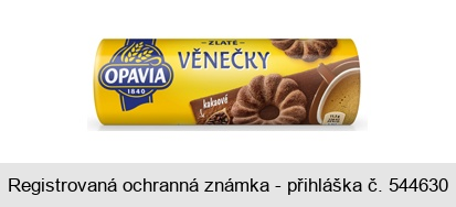 ZLATÉ VĚNEČKY kakaové OPAVIA