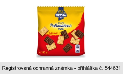 ZLATÉ Polomáčené mini hořké OPAVIA