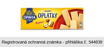 ZLATÉ OPLATKY Nugátové OPAVIA