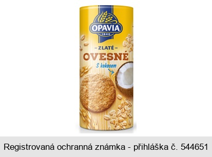 OPAVIA ZLATÉ OVESNÉ S kokosem